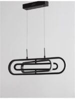 Suspensie Nova Luce Arte, finisaj negru mat, 50 W, cod 9110351 - imagine 9