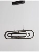 Suspensie Nova Luce Arte, finisaj negru mat, 50 W, cod 9110351 - imagine 8