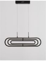 Suspensie Nova Luce Arte, finisaj negru mat, 50 W, cod 9110351 - imagine 7