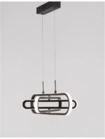 Suspensie Nova Luce Arte, finisaj negru mat, 50 W, cod 9110351 - imagine 6