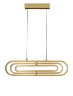 Suspensie Nova Luce Arte, finisaj auriu satinat, 50 W, cod 9110352 - imagine 4