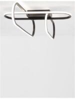 Plafoniera Nova Luce Arte, finisaj negru mat, 38.4 W, cod 9113841 - imagine 4