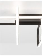 Plafoniera Nova Luce Arte, finisaj negru mat, 38.4 W, cod 9113841 - imagine 2