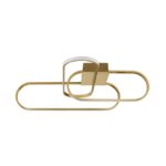 Plafoniera Nova Luce Arte, finisaj auriu satinat, 38.4 W, cod 9113842