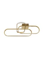 Plafoniera Nova Luce Arte, finisaj auriu satinat, 38.4 W, cod 9113842
