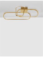 Plafoniera Nova Luce Arte, finisaj auriu satinat, 38.4 W, cod 9113842 - imagine 4