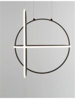 Suspensie Nova Luce Arte, finisaj negru mat, 48.6 W, cod 9114861 - imagine 6