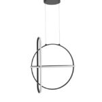 Suspensie Nova Luce Arte, finisaj negru mat, 48.6 W, cod 9114861