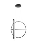 Suspensie Nova Luce Arte, finisaj negru mat, 48.6 W, cod 9114861