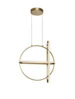 Suspensie Nova Luce Arte, finisaj auriu satinat, 48.6 W, cod 9114862