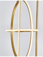 Suspensie Nova Luce Arte, finisaj auriu satinat, 48.6 W, cod 9114862 - imagine 3