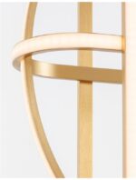 Suspensie Nova Luce Arte, finisaj auriu satinat, 48.6 W, cod 9114862 - imagine 2