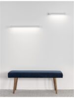 Aplica Nova Luce Line, finisaj alb mat, 12 W, cod 9117312 - imagine 6