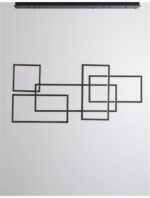 Suspensie Nova Luce Cornice, finisaj negru mat, 80 W, cod 9142765 - imagine 7