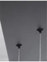 Suspensie Nova Luce Cornice, finisaj negru mat, 80 W, cod 9142765 - imagine 2