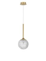 Pendul Nova Luce Mirano, culoare auriu satinat, led G9 1x5W, cod 9160211