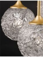 Suspensie Nova Luce Mirano, culoare auriu satinat, led G9 3x5W, cod 9160212 - imagine 2