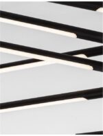Lustra Nova Luce Raccio, finisaj negru mat, 48 W, cod 9180714 - imagine 4