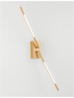 Aplica Nova Luce Raccio, culoare auriu satinat, 9.2 W cod 9180722 - imagine 7