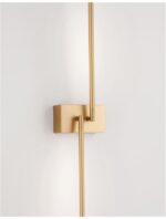 Aplica Nova Luce Raccio, culoare auriu satinat, 9.2 W cod 9180722 - imagine 2