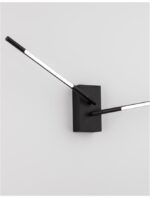 Aplica Nova Luce Raccio, finisaj negru mat, 9.2 W cod 9180723 - imagine 5