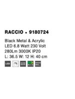 Lampa de masa Nova Luce Raccio, finisaj negru mat, led 6.8W, cod 9180724 - imagine 8