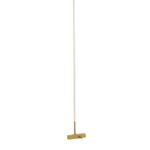Lampadar Nova Luce Raccio, culoare auriu satinat, led 17.3W, cod 9180726