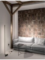 Lampadar Nova Luce Raccio, finisaj negru mat, 17.3 W, cod 9180727 - imagine 7