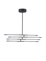 Lustra Nova Luce Raccio, finisaj negru mat, 40 W, cod 9180780 - imagine 7