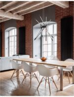 Suspensie Nova Luce Raccio, culoare negru mat, led 56W, cod 9180783 - imagine 5