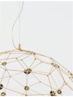 Pendul Nova Luce Sole, finisaj auriu satinat, LED 21.6 W, cod 9186001 - imagine 11