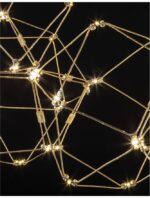 Suspensie Nova Luce Nebula, culoare auriu lucios, led 67.2W, cod 9186814 - imagine 2