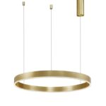 Suspensie Nova Luce Motif, finisaj auriu satinat, 40W, cod 9190640