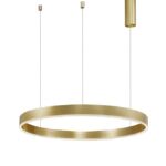 Suspensie Nova Luce Motif, finisaj auriu satinat, 48W, cod 9190648