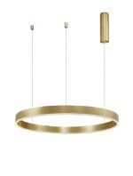 Suspensie Nova Luce Motif, finisaj auriu satinat, 48W, cod 9190648