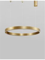 Suspensie Nova Luce Motif, finisaj auriu satinat, 48W, cod 9190648 - imagine 3