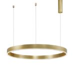 Suspensie Nova Luce Motif, finisaj auriu satinat, led 50W, cod 9530207