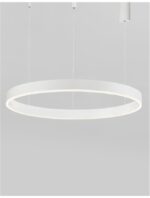 Suspensie Nova Luce Motif, alb mat, 48W, cod 9190748 - imagine 4