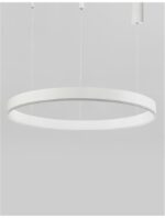 Suspensie Nova Luce Motif, alb mat, 48W, cod 9190748 - imagine 3
