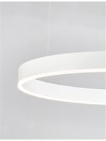 Suspensie Nova Luce Motif, alb mat, 48W, cod 9190748 - imagine 2