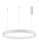 Suspensie Nova Luce Motif, finisaj alb mat, 55W, cod 9190755