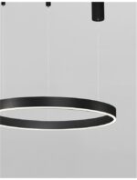 Suspensie Nova Luce Motif, finisaj negru mat, 40W, cod 9190840 - imagine 3