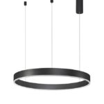 Suspensie Nova Luce Motif, finisaj negru mat, 40W, cod 9190840