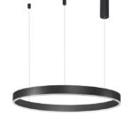 Suspensie Nova Luce Motif, finisaj negru mat, 48W, cod 9190848