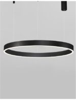 Suspensie Nova Luce Motif, finisaj negru mat, 48W, cod 9190848 - imagine 4