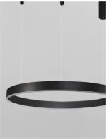 Suspensie Nova Luce Motif, finisaj negru mat, 55W, cod 9190855 - imagine 2