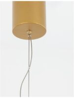 Pendul Nova Luce Sole, finisaj auriu satinat, LED 21.6 W, cod 9288080 - imagine 2
