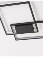 Plafoniera Nova Luce Porto, finisaj negru mat, 30 W, cod 9364033 - imagine 4