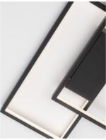 Plafoniera Nova Luce Porto, finisaj negru mat, 30 W, cod 9364033 - imagine 2