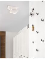 Plafoniera Nova Luce Porto, finisaj alb mat, 30 W, cod 9364034 - imagine 7